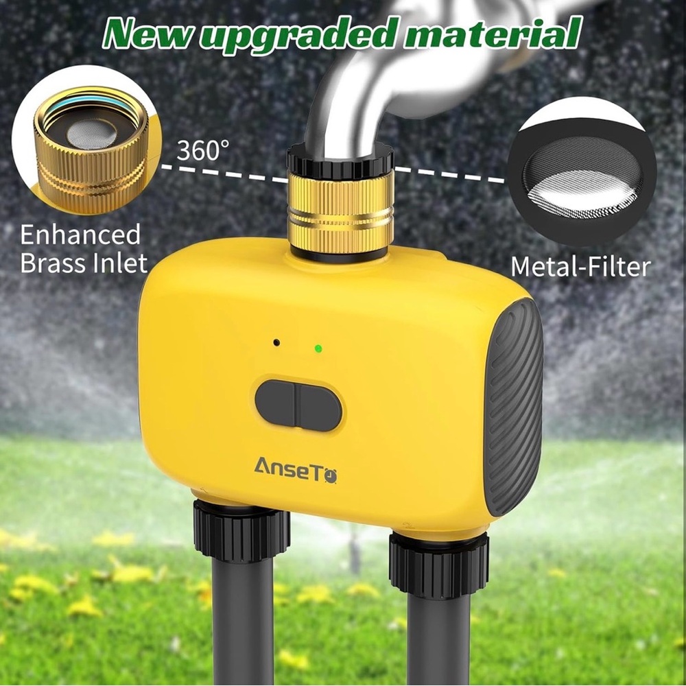 AnseTo Yellow Smart Water Timer - Picture 3 of 9